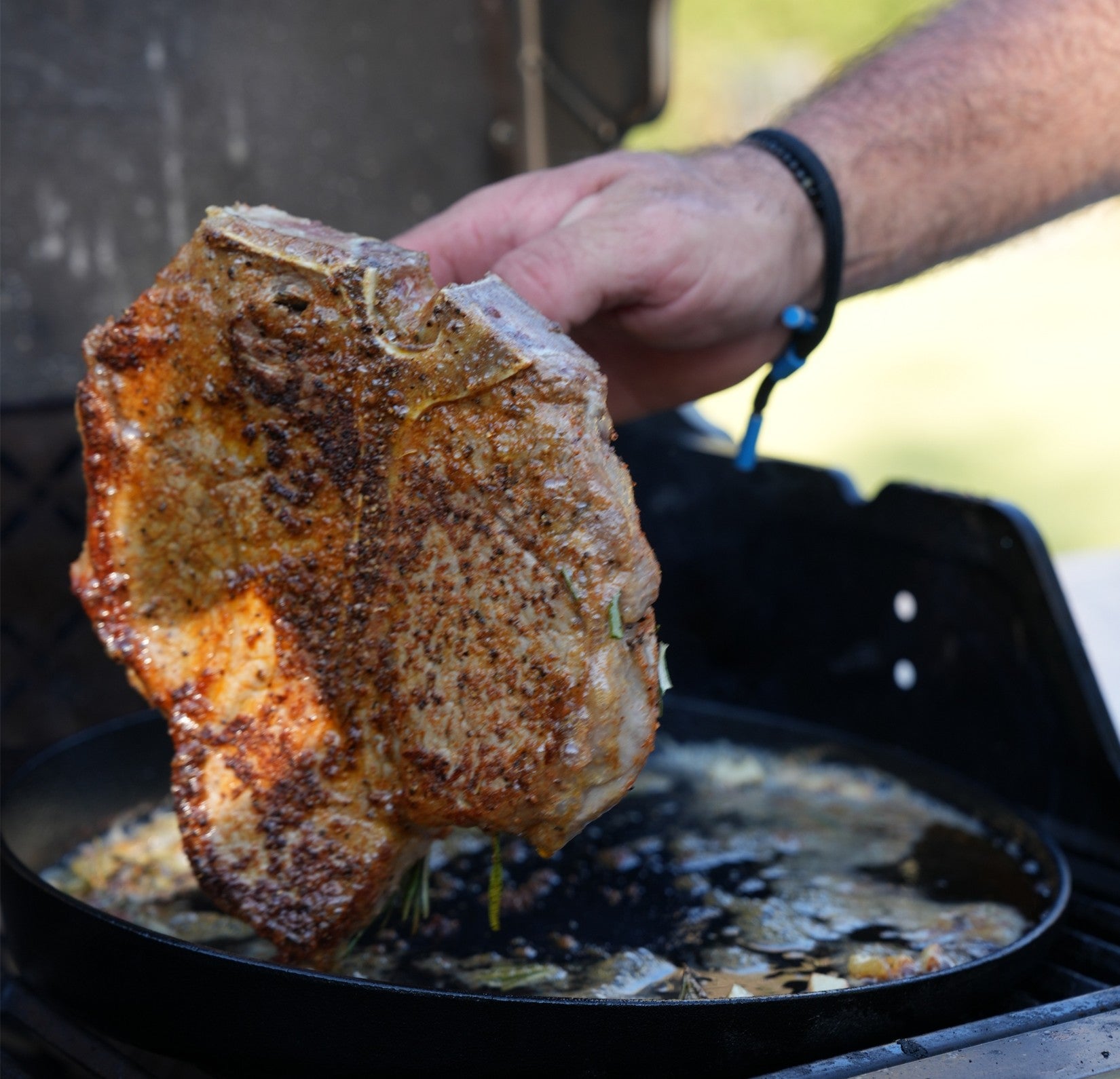 12" Cast Iron Skillet Griddle by Barebones