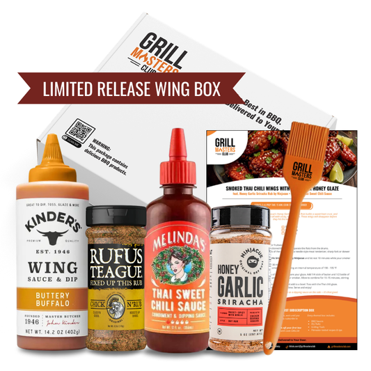 Be My Wingman BBQ Box - Chicken Wing Sauce, Rub & Recipe Bundle
