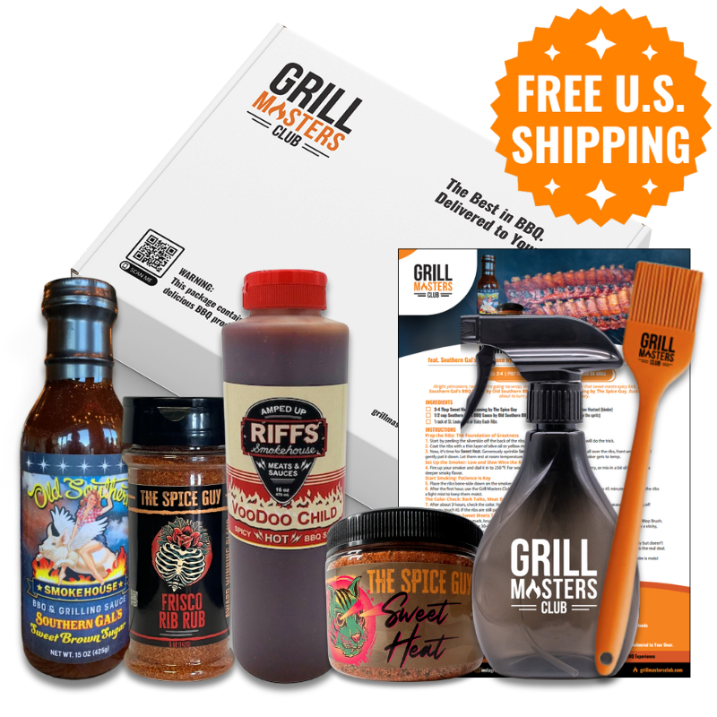 Limited Release "Big Rib Energy" BBQ Box - Pork Rib Sauce, Rub & Recipe Bundle