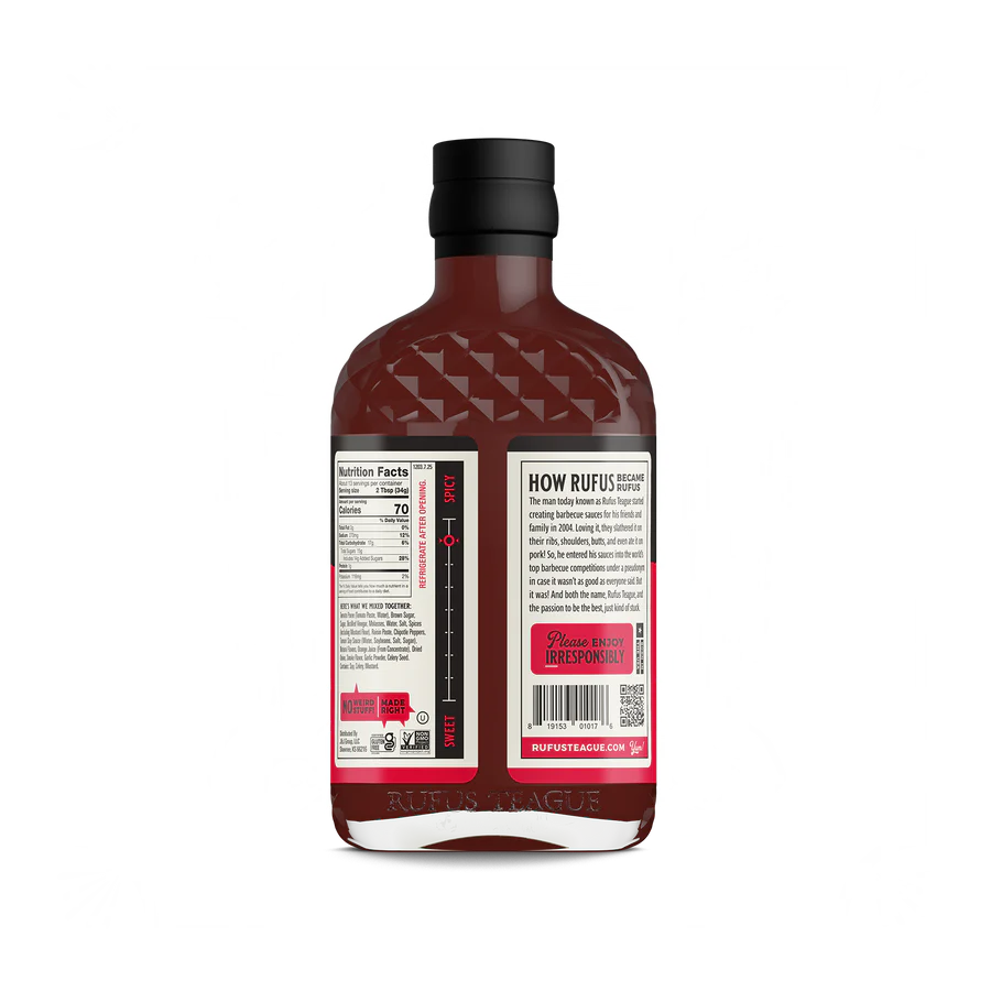 Rufus Teague Blazin' Hot BBQ Sauce (15.25 oz)