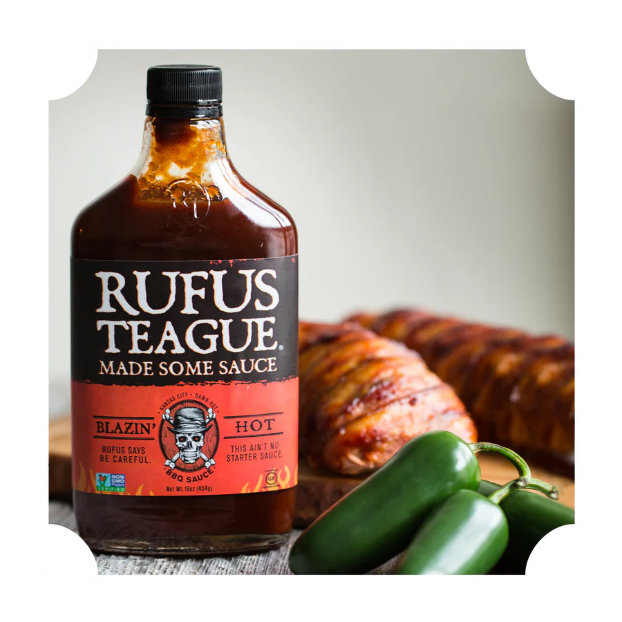 Rufus Teague Blazin' Hot BBQ Sauce (15.25 oz)
