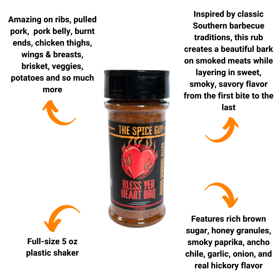 Bless Yer Heart BBQ Rub by The Spice Guy (5 oz)