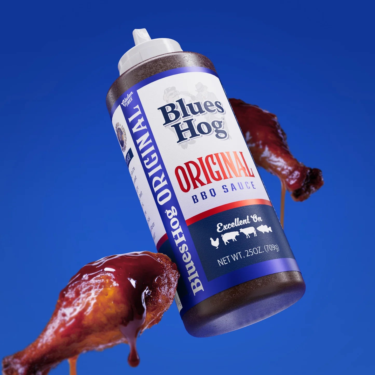 Blues Hog Original BBQ Sauce (25 oz) - Sweet & Peppery Competition BBQ Sauce