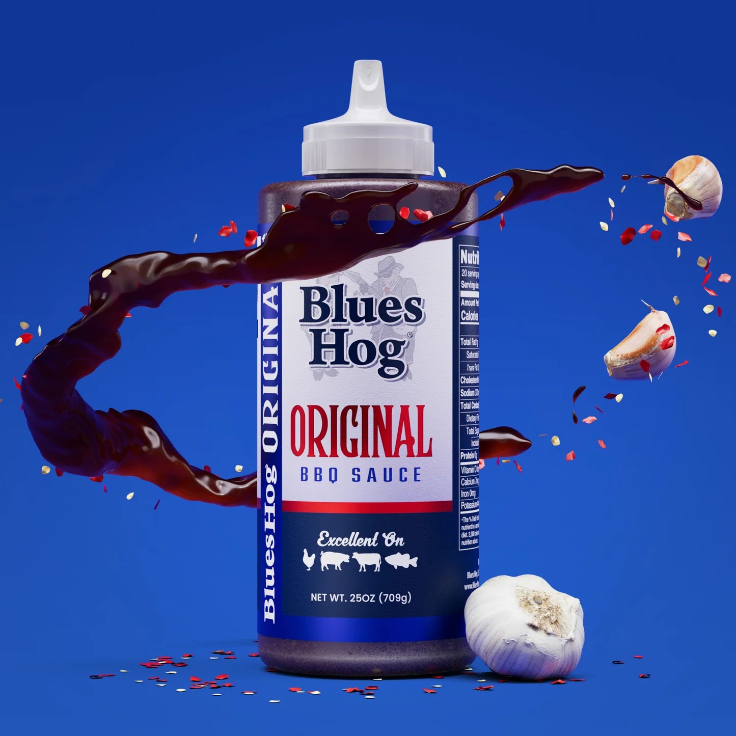 Blues Hog Original BBQ Sauce (25 oz) - Sweet & Peppery Competition BBQ Sauce