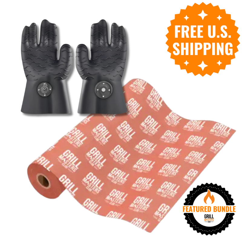 Wrap & Grip Bundle: Butcher Paper + MagneCHEF Magnetic Easy On & Off BBQ Gloves