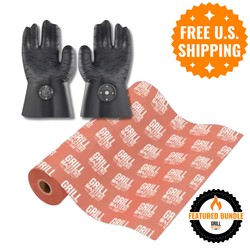 Wrap & Grip Bundle: Butcher Paper + Silicone BBQ Gloves
