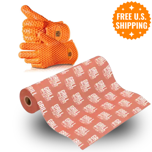 Wrap & Grip Bundle: Butcher Paper + Silicone BBQ Gloves