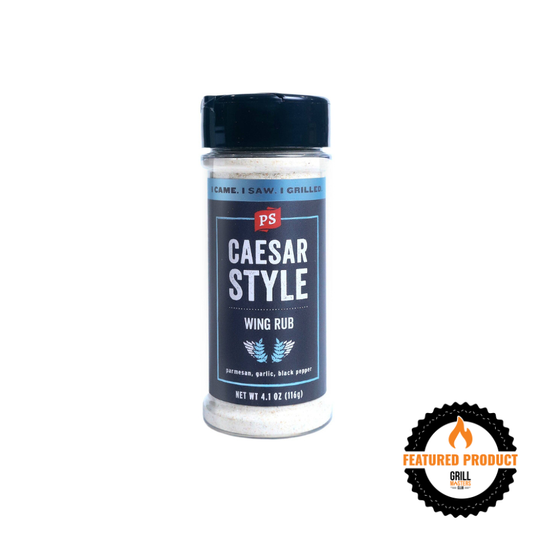 Caesar Style Garlic Parmesan Wing Rub by PS Seasoning (4.1 oz)