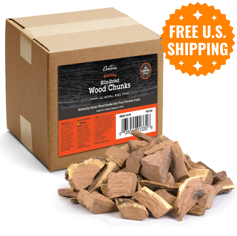 Mesquite Wood Smoking Chunks by Camerons Products (10 lb)