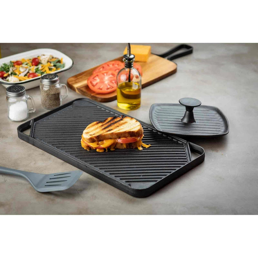 16.75" Reversible Cast Iron Grill & Griddle Pan by TableCraft