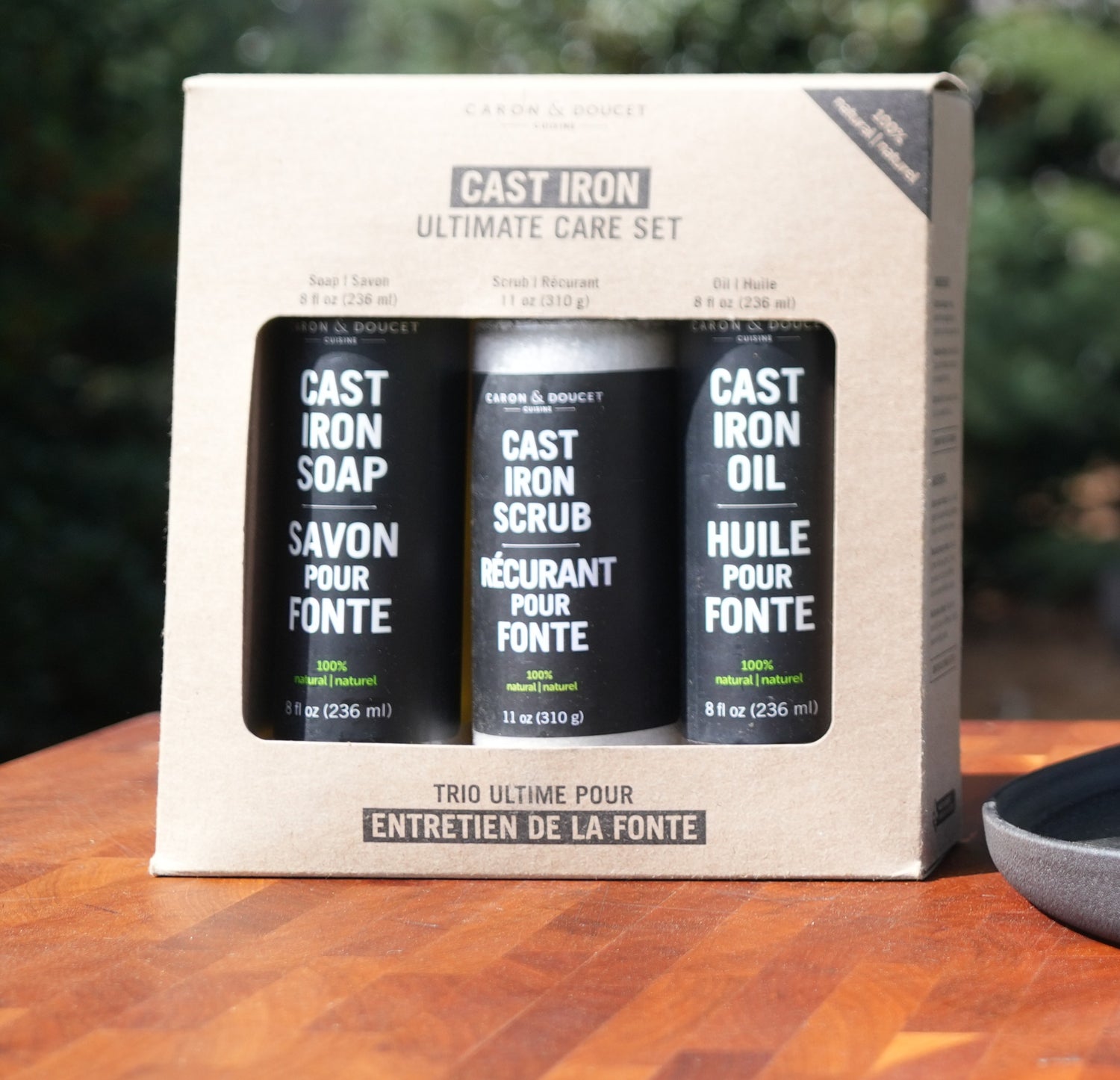 Cast Iron Mastery Bundle: 12" Skillet, Care Set & Grilling Gloves