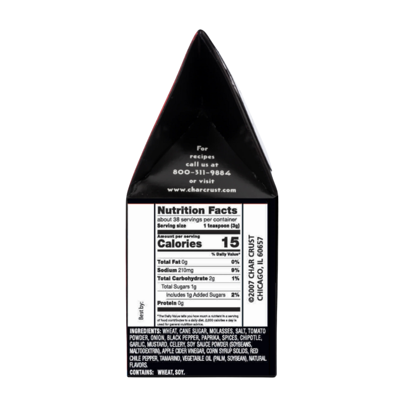 All American Barbecue Seasoning by Char Crust (4 oz)
