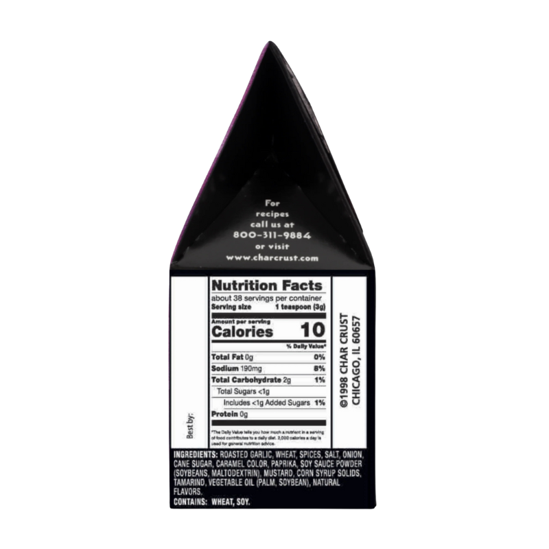 Roasted Garlic Peppercorn Seasoning by Char Crust (4 oz)