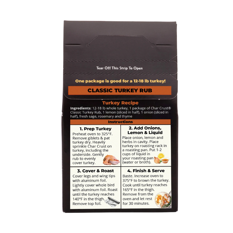 Classic Turkey Rub by Char Crust (4 oz)