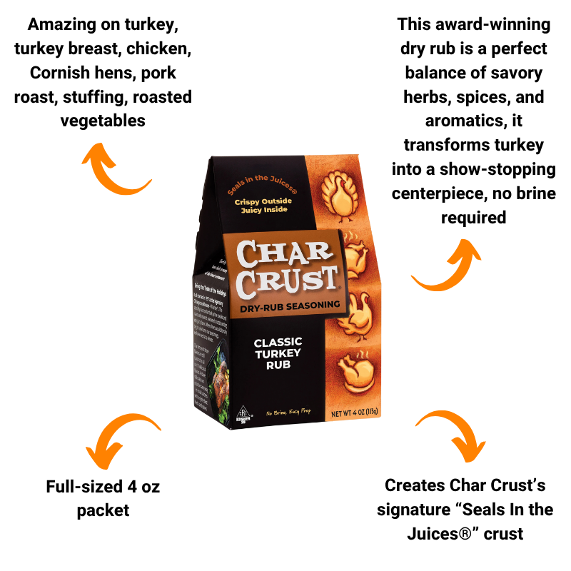 Classic Turkey Rub by Char Crust (4 oz)