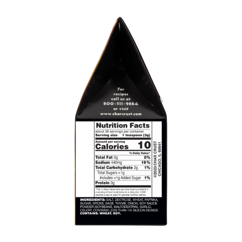 Classic Turkey Rub by Char Crust (4 oz)