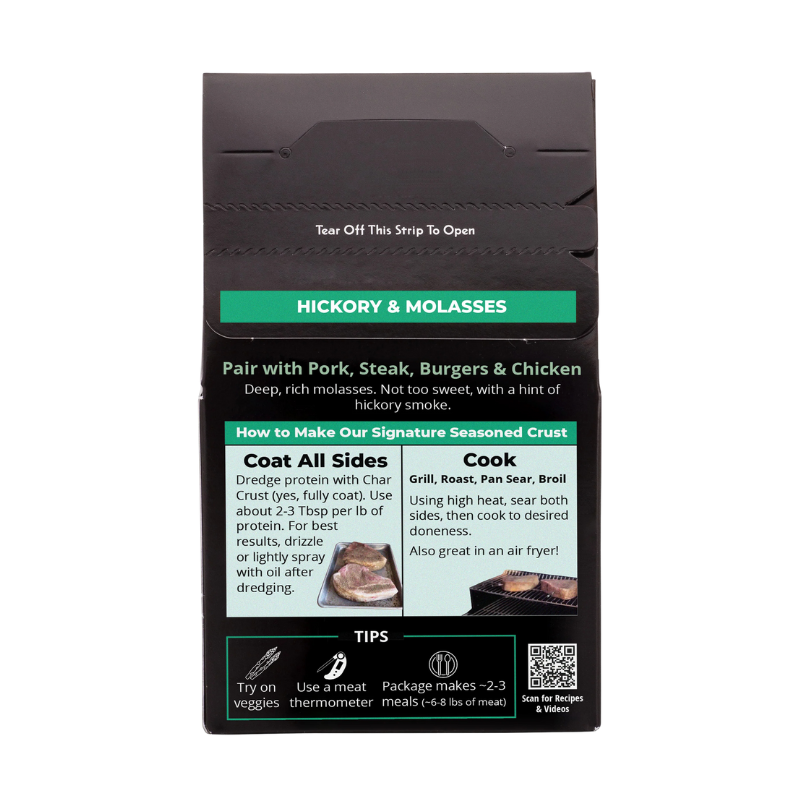 Hickory & Molasses Seasoning by Char Crust (4 oz)