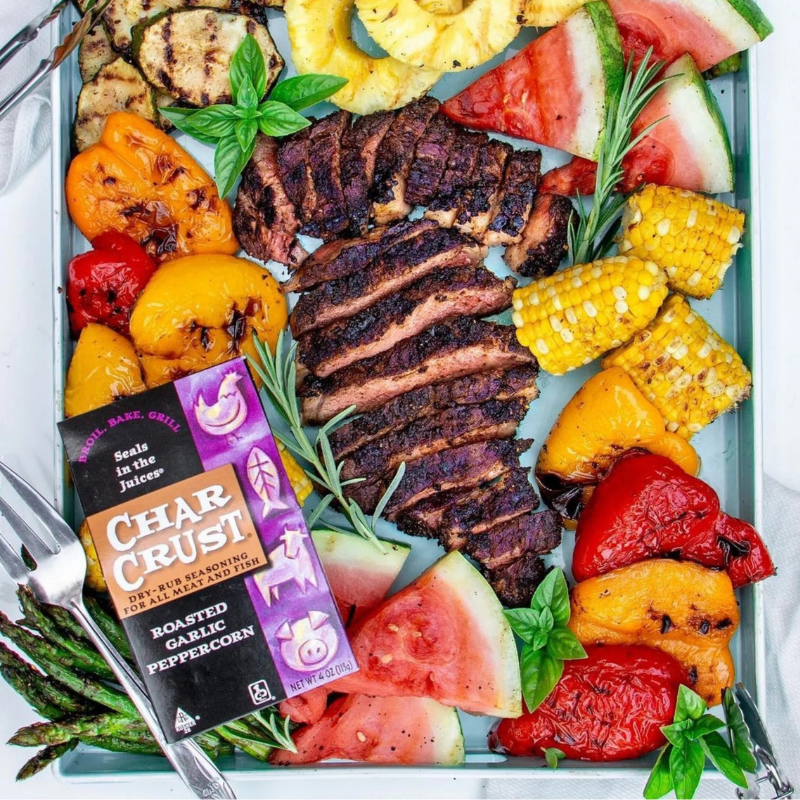 Roasted Garlic Peppercorn Seasoning by Char Crust (4 oz)