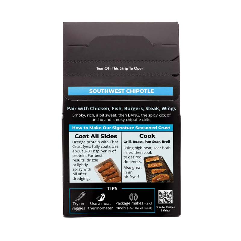 Southwest Chipotle Seasoning by Char Crust (4 oz)