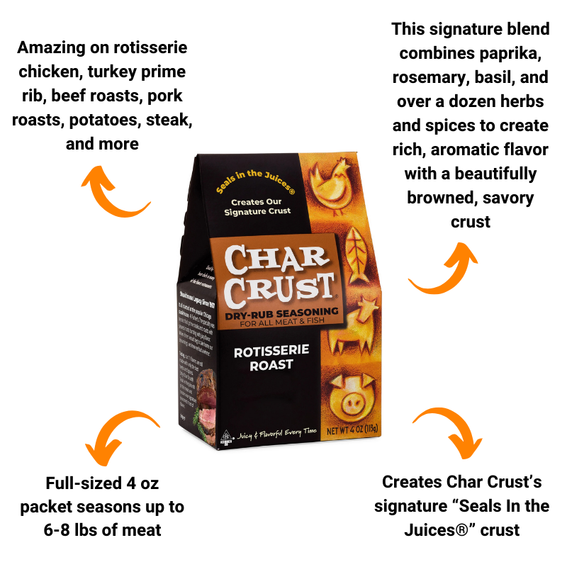 Rotisserie Roast Seasoning by Char Crust