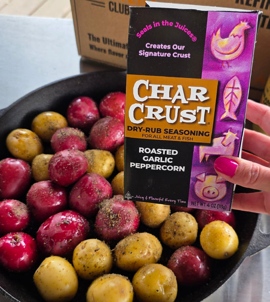 Roasted Garlic Peppercorn Seasoning by Char Crust (4 oz)