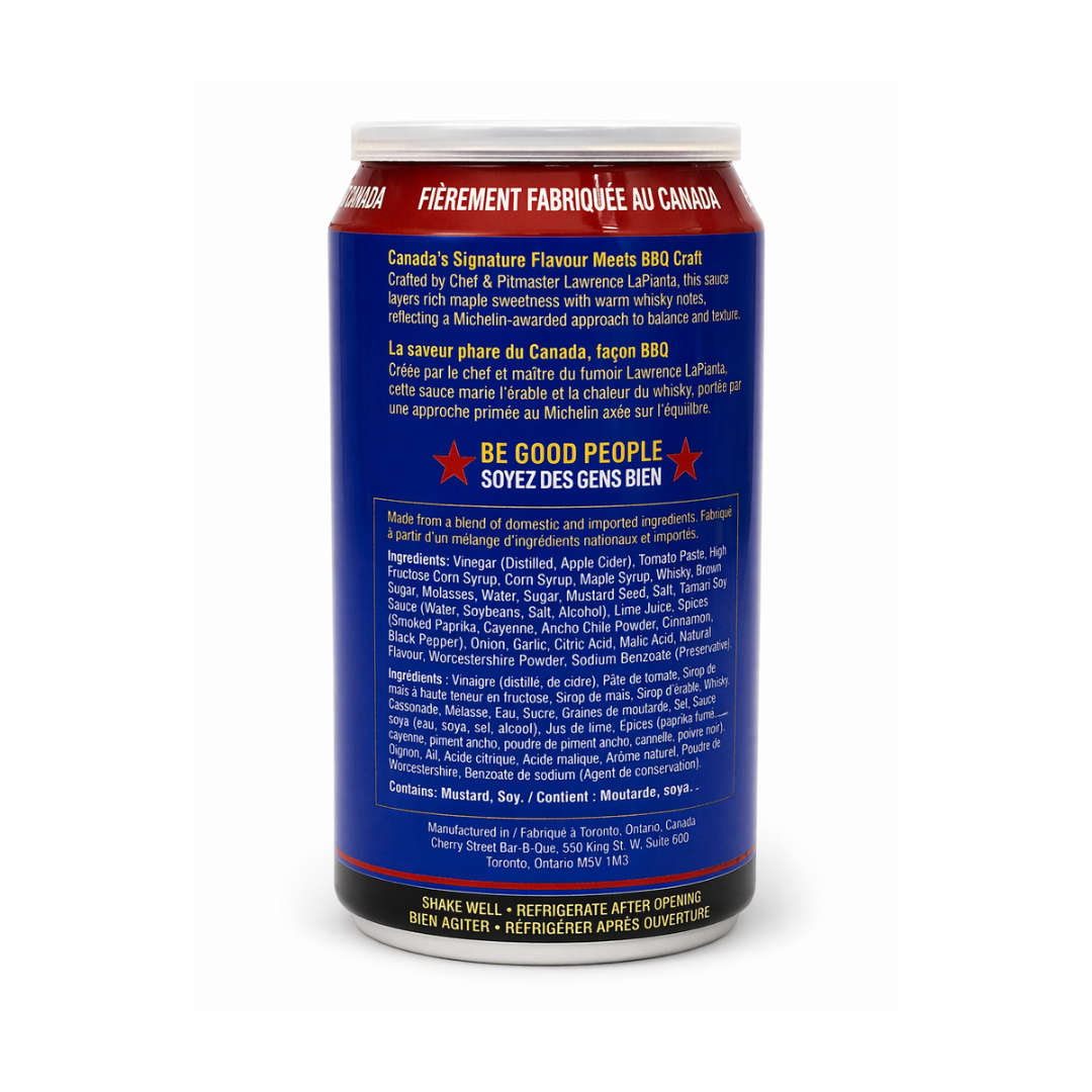 Cherry Street Award-Winning Maple Whisky Bar-B-Que Sauce