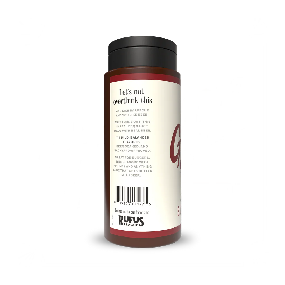 Rufus Teague Classic Garage Beer-B-Q Sauce (15 oz)