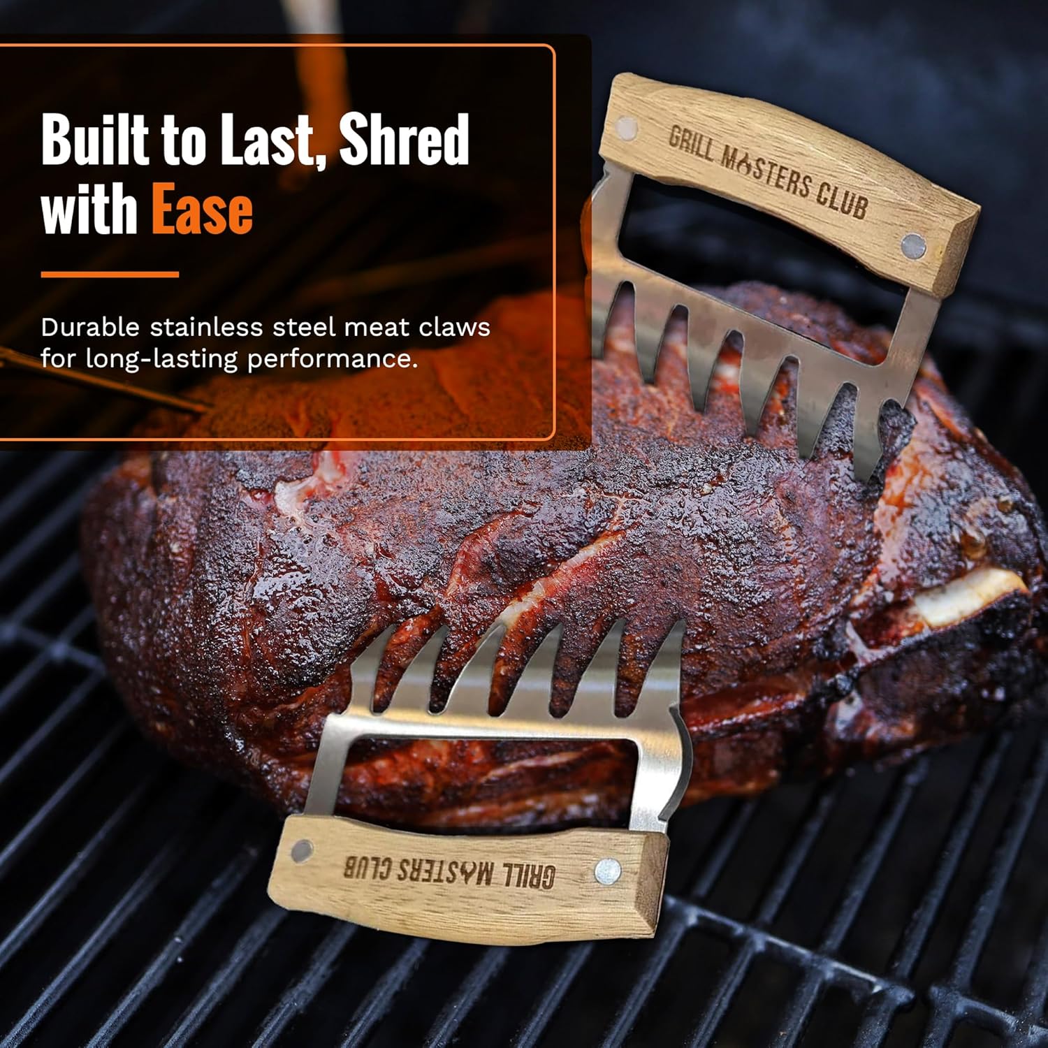 BBQ Essentials Bundle: Grilling Gloves, Cutting Board, Meat Claws & Spatula