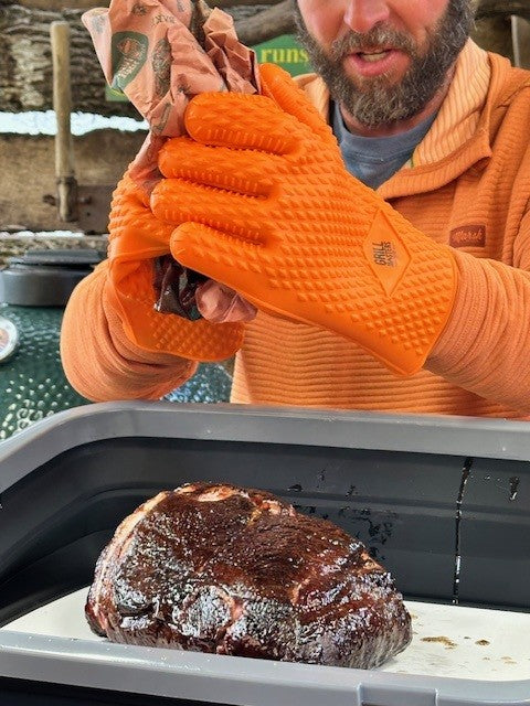 Silicone BBQ Gloves (Heat Safe Up to 446F°)