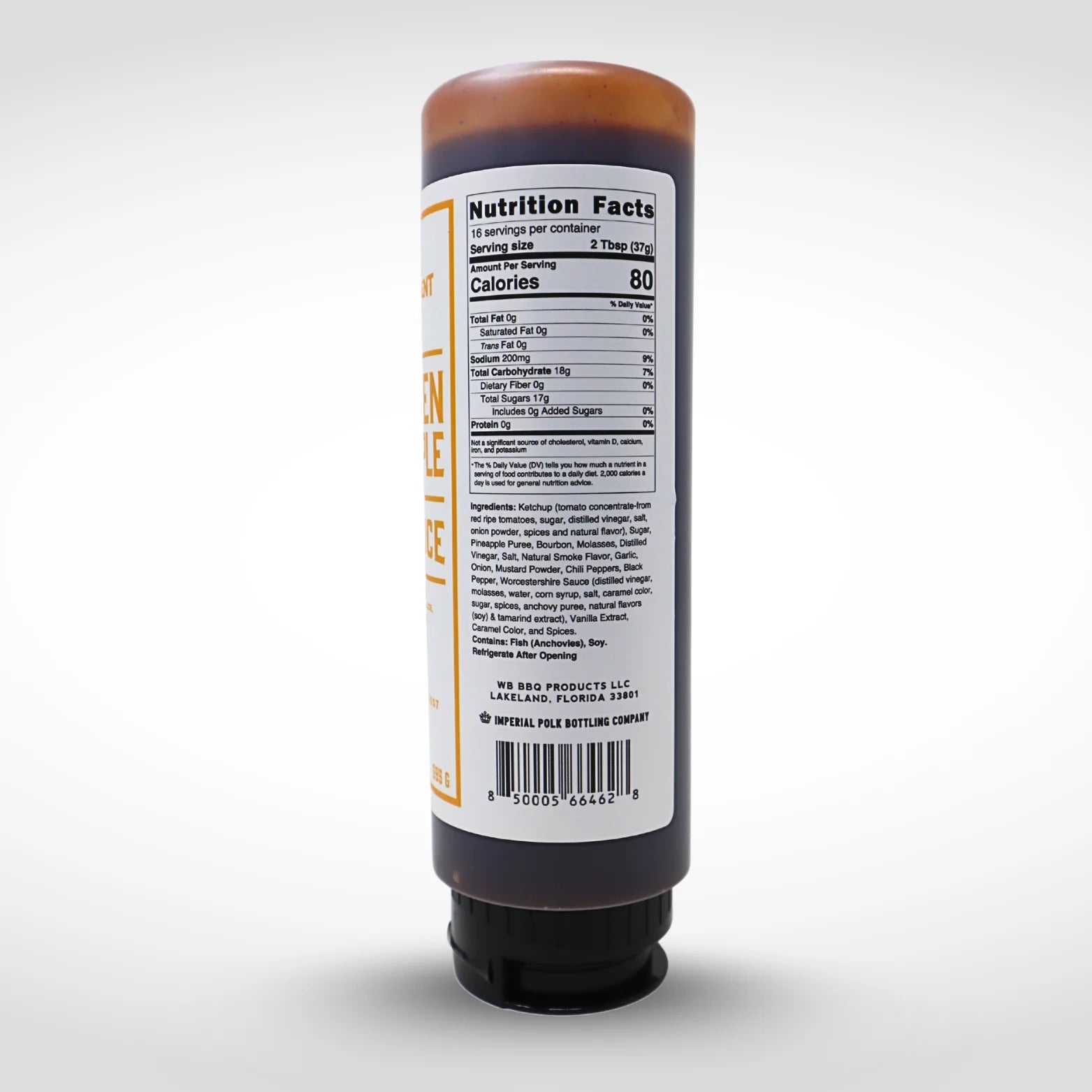 Drunken Pineapple BBQ Sauce by Whiskey Bent BBQ (15 oz)