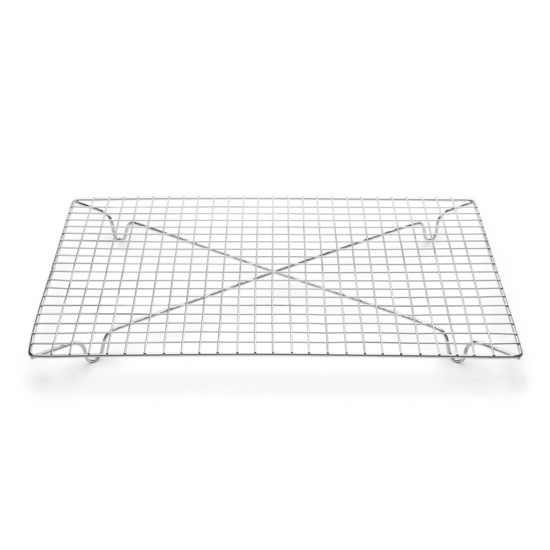 Dry Brining Rack for Steak, Fridge & Smoker: 14" x 10" Chrome Wire Rack by Fox Run