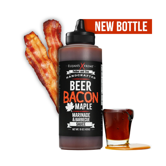 Elijah's Xtreme Beer Bacon Maple BBQ Sauce (15.6 oz)