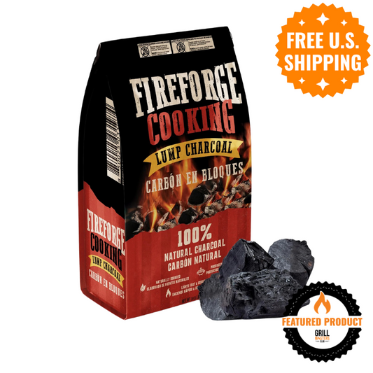 100% Natural Paraguayan Hardwood Lump Charcoal by FireForge Cooking (17.8 lb)