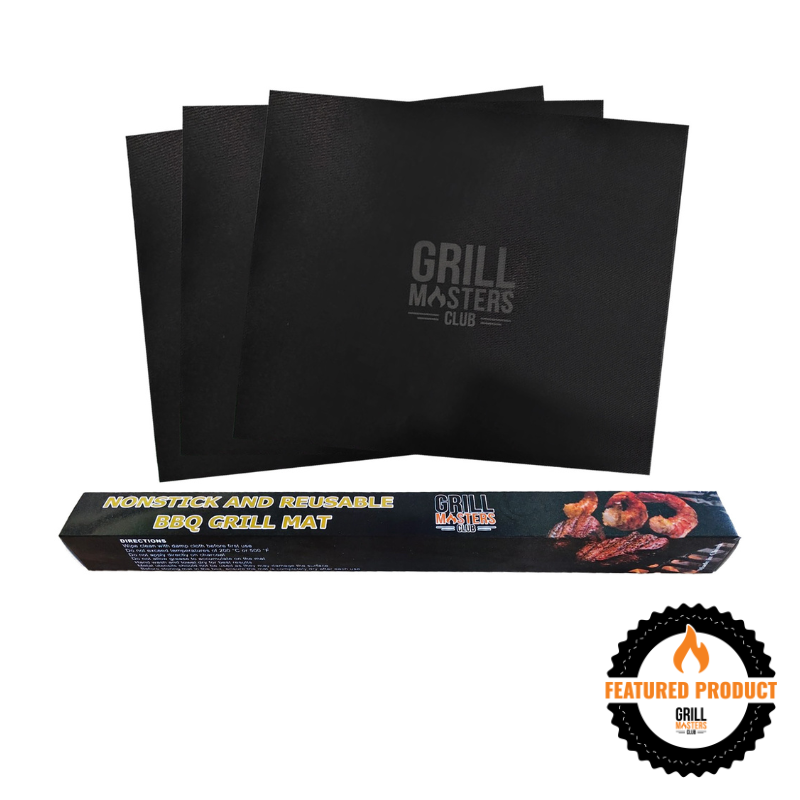 Get Fired Up Grilling Bundle: Grilling Grids, Grill Mats, Tongs, Wood Chips, Cedar Planks & Gloves