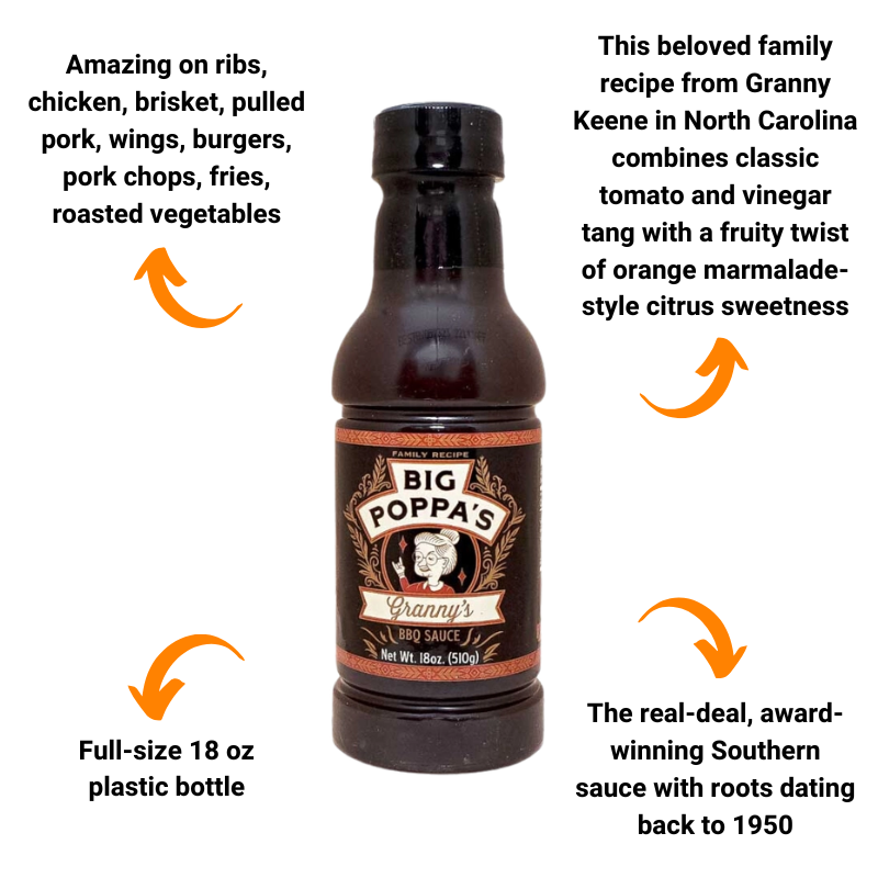Big Poppa's Granny's BBQ Sauce (18 oz)