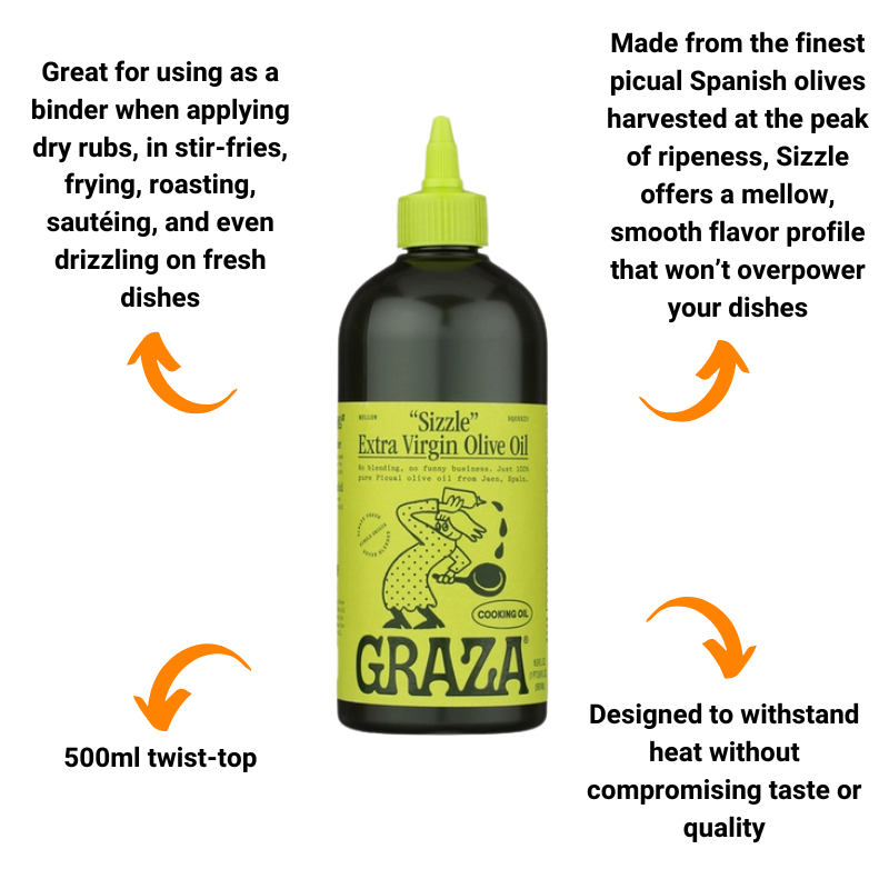 Graza "Sizzle" 100% Extra Virgin Olive Oil (500ml)