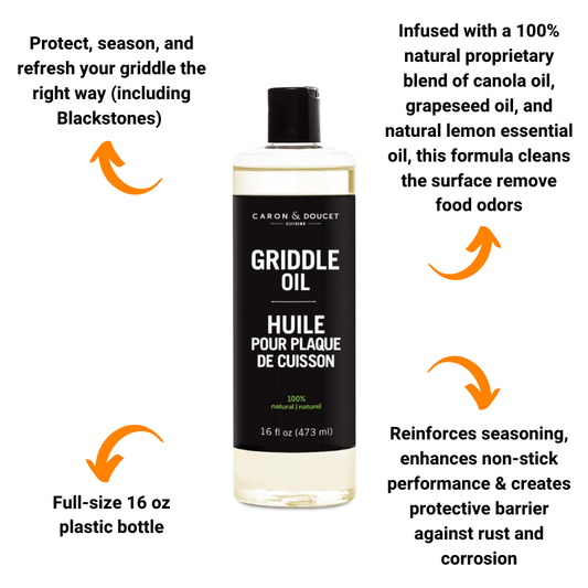 Griddle Oil by Caron & Doucet (16 oz)
