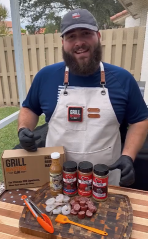 Grill Masters Club Heat-Resistant Silicone BBQ Tongs