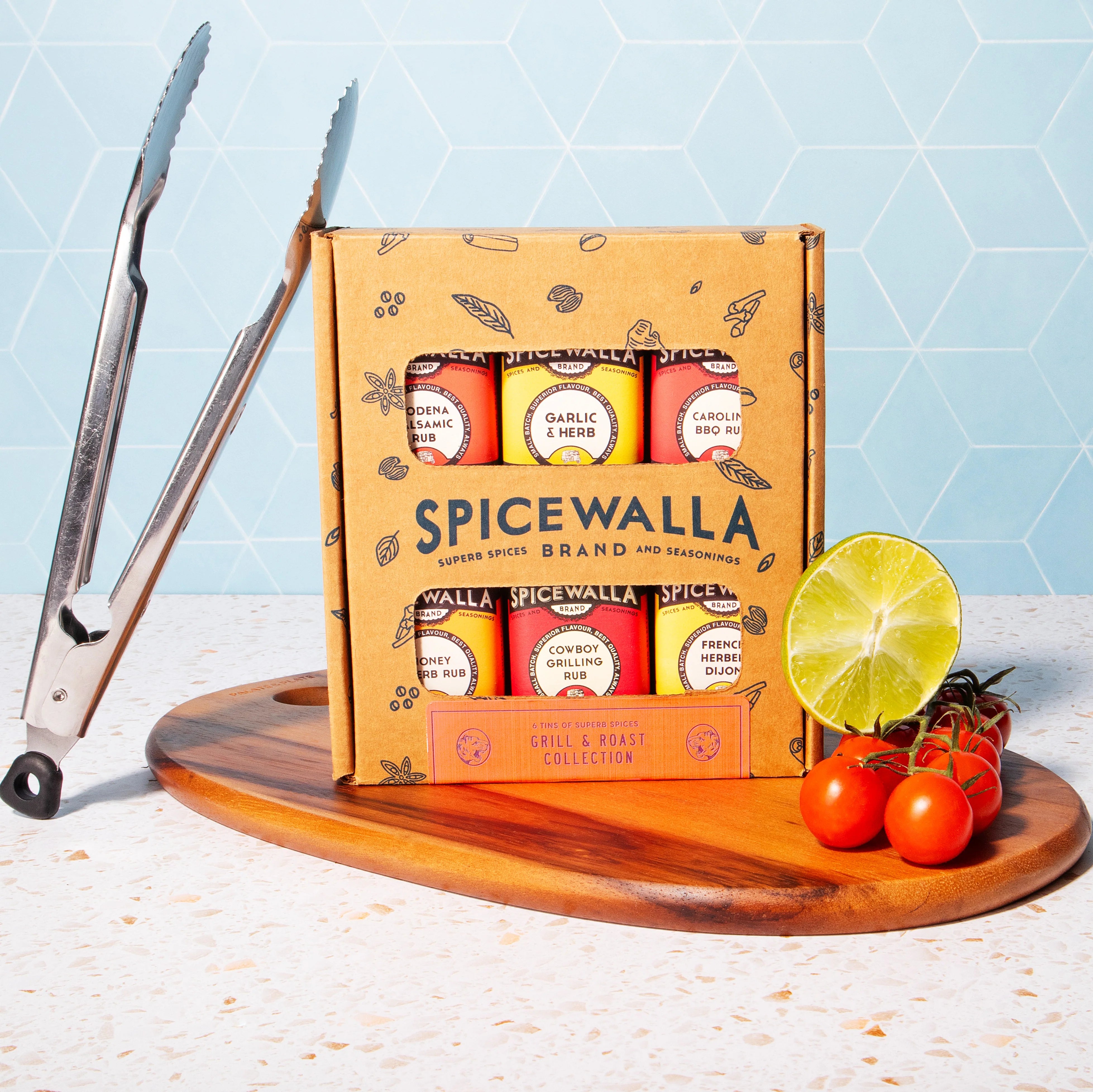 Grill & Roast Seasoning Collection 6 Pack Gift Set by Spicewalla