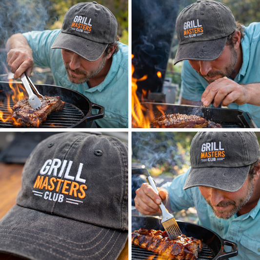 Grill Masters Club Distressed Charcoal Hat