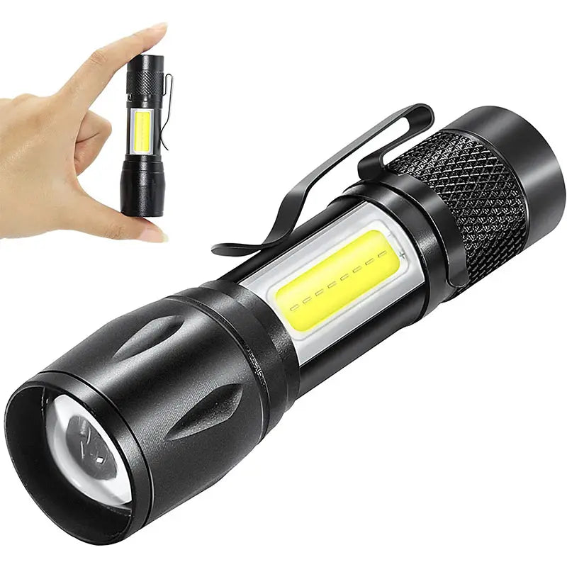 Grill Masters Club Rechargeable LED Pocket Flashlight