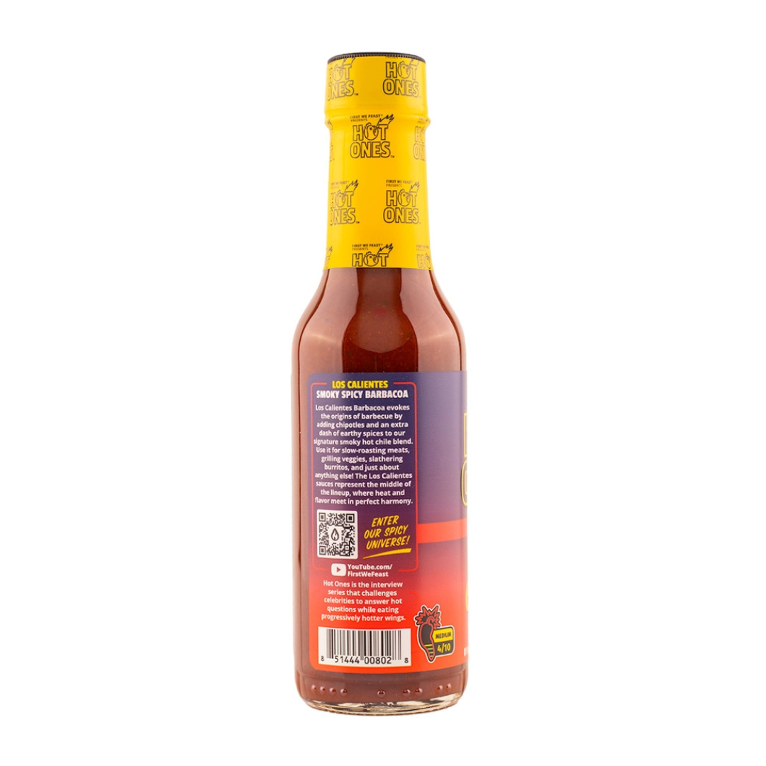 Los Calientes Barbacoa Chipotle Hot Sauce by Hot Ones (5 oz)