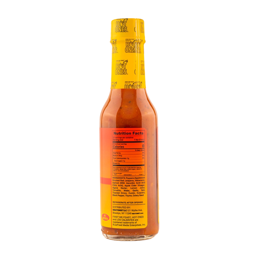 Los Calientes Rojo Smoked Habanero Hot Sauce by Hot Ones (5 oz)