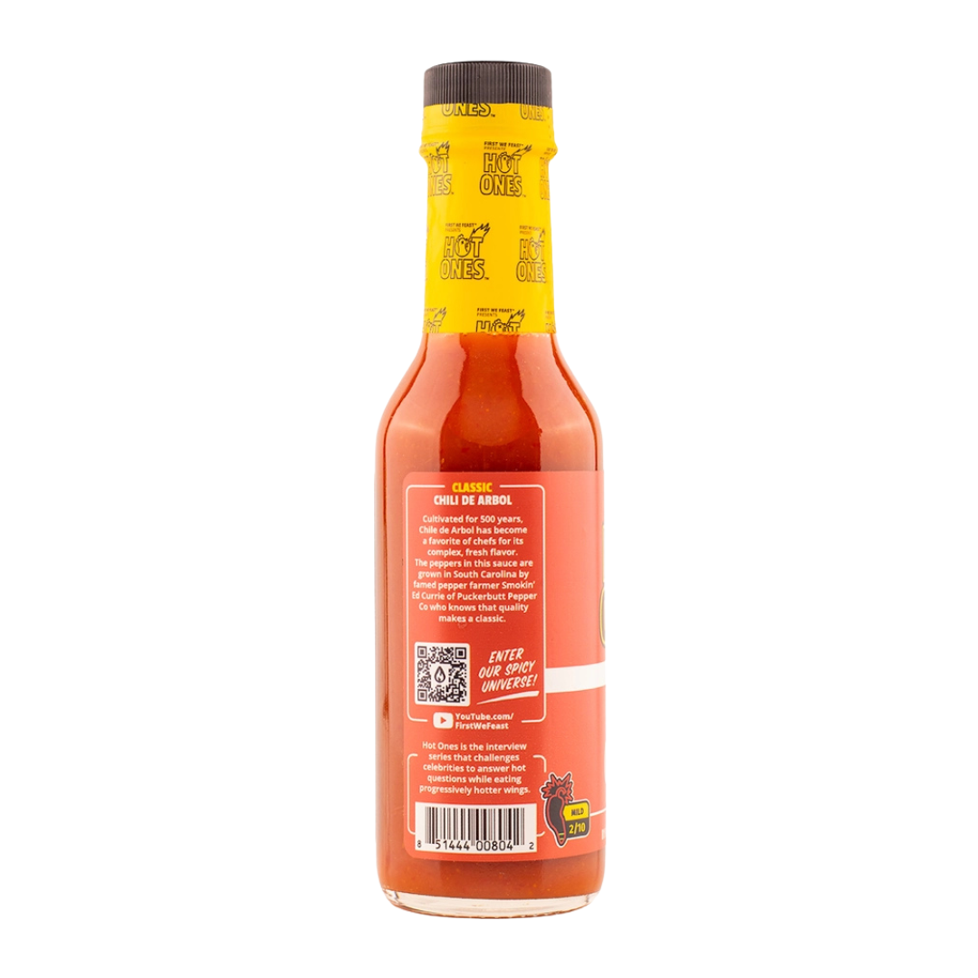 The Classic Chile de Arbol Hot Sauce by Hot Ones (5 oz)