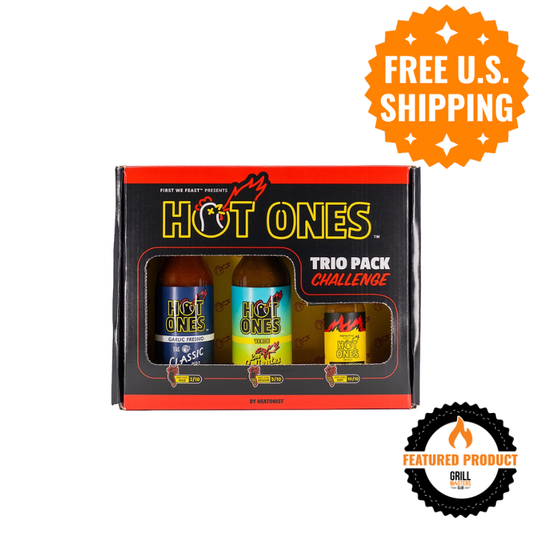 Hot Ones Trio Pack: Garlic Fresno & Los Calientes Mini Dab Challenge