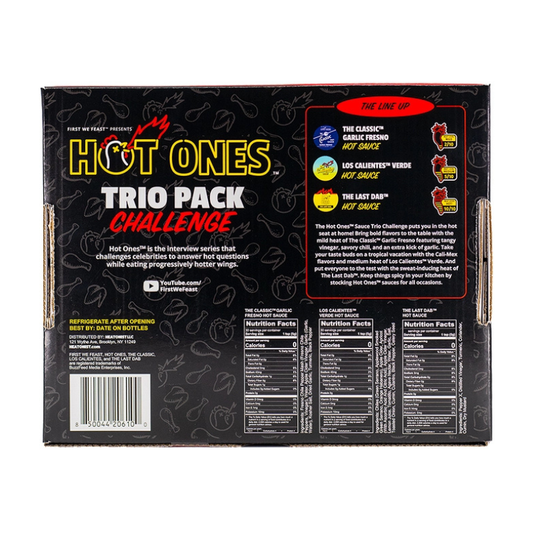 Hot Ones Trio Pack: Garlic Fresno & Los Calientes Mini Dab Challenge