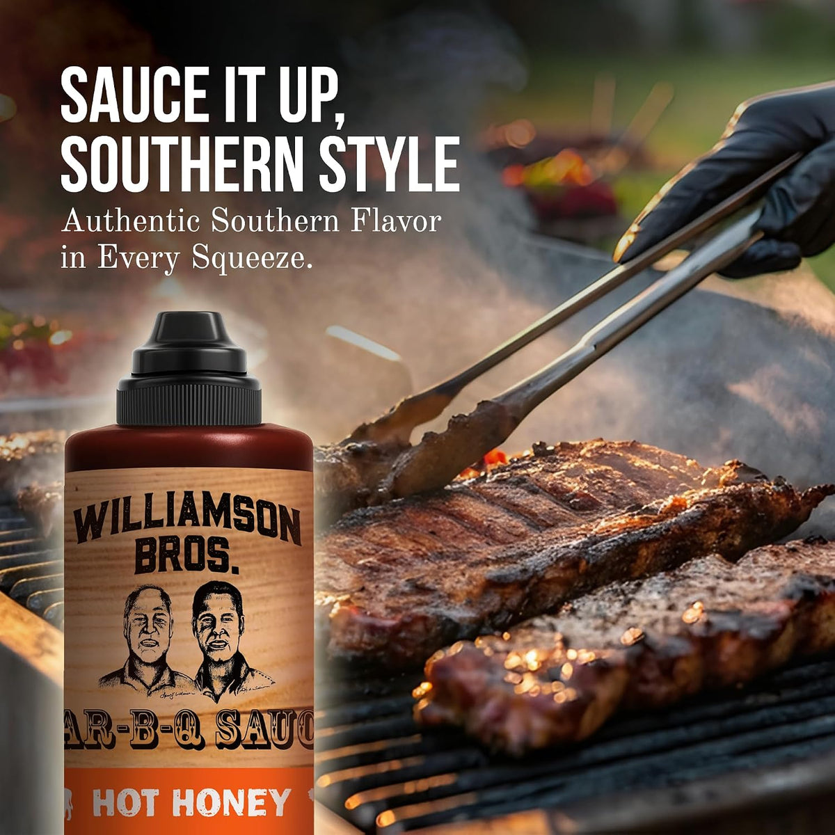 Williamson Bros. Hot Honey Bar-B-Q Sauce (15.5 oz)