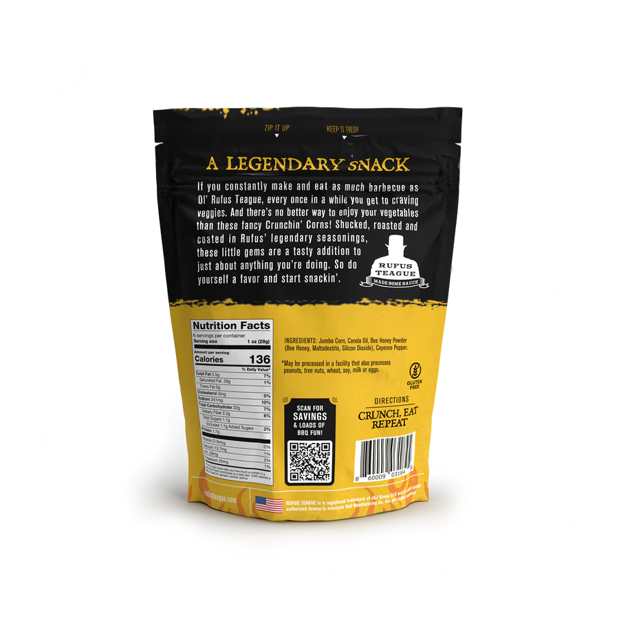 Rufus Teague Crunchin' Corn - Hot Honey (6 oz)
