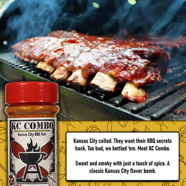 KC Combo: Kansas City BBQ Rub by The Tailgate Foodie (5 oz)