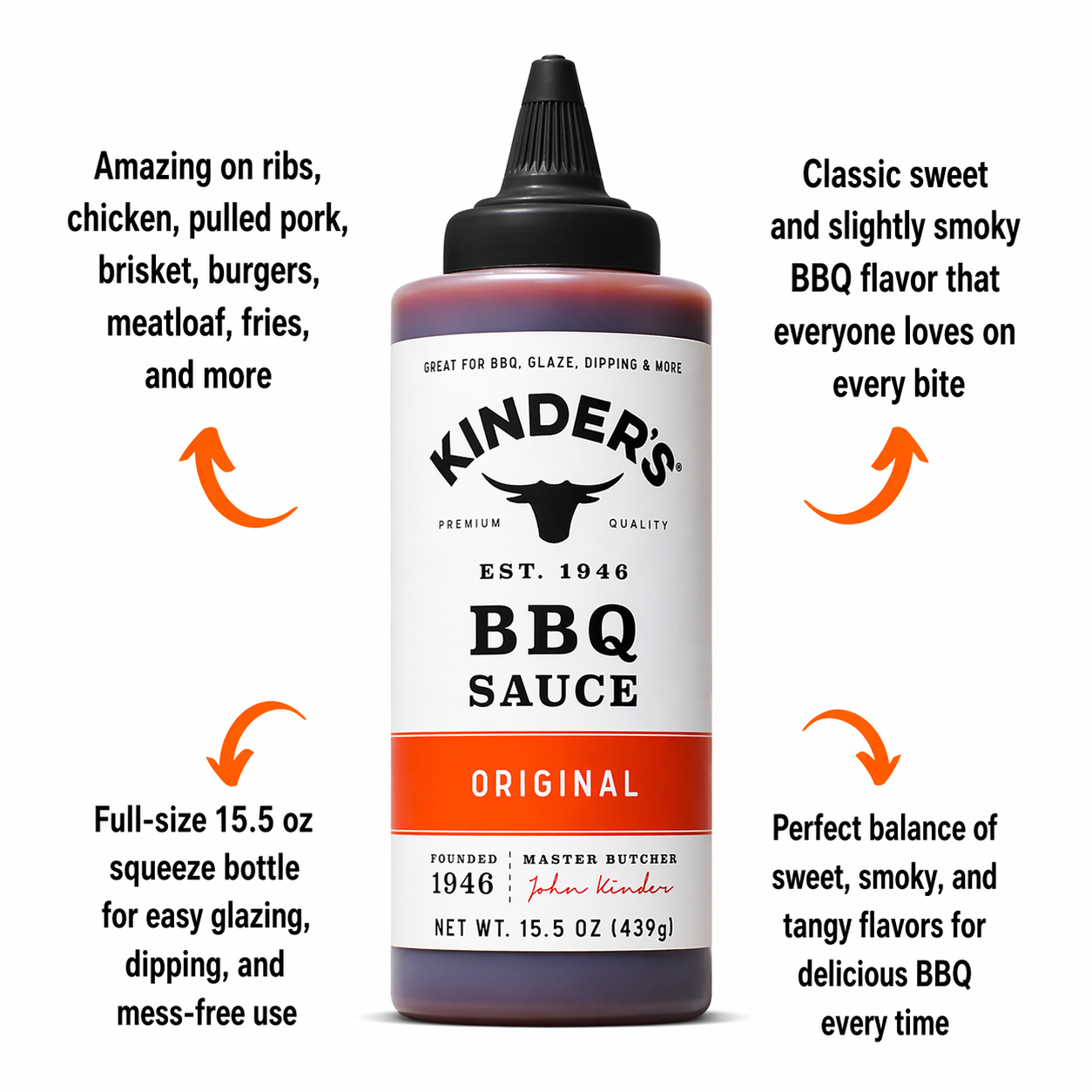 Kinder's Original BBQ Sauce (15.5 oz)